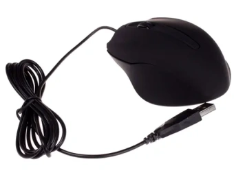 Мышь CANYON CNL-CMSO01 1000dpi,3 btn,Black/Chrome USB