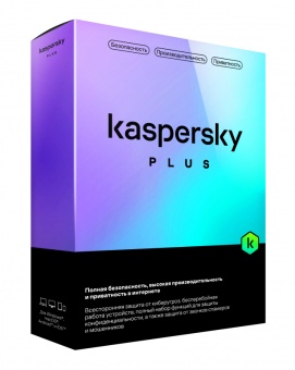ПО Kaspersky Plus+Who Calls Russian Edition, 3-Device, 1 year Base Box KL1050RBCFS