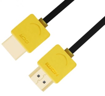 Кабель HDMI 2.0м Greenconnect Premium GCR-HM540-2.0m экран желт. коннекторы